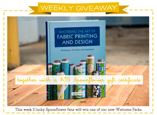 Spoonflower Giveaway | Pitter Pattern