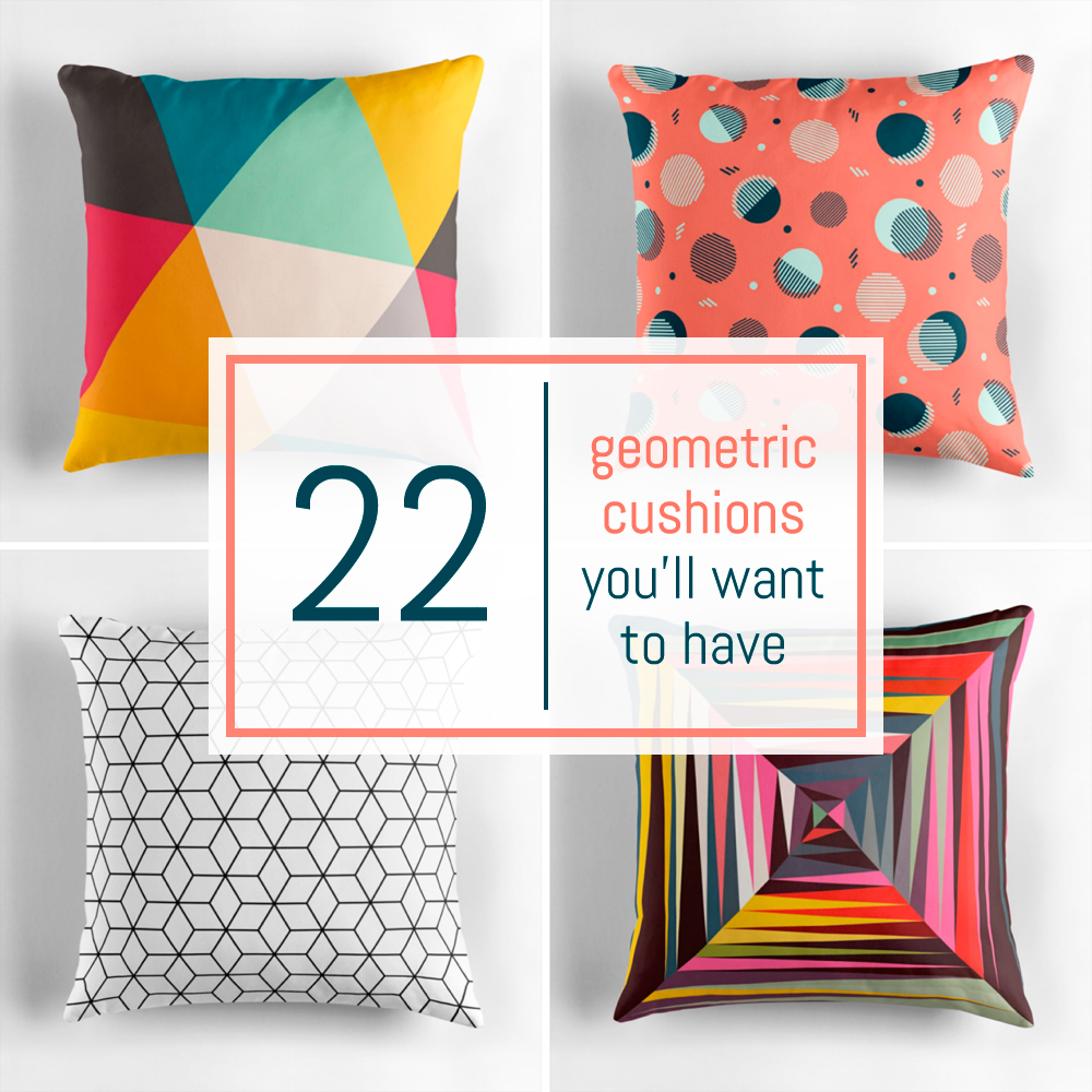 22 fabulous geometric cushions you’ll want to have | Pitter-Pattern