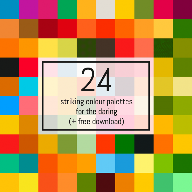 24 striking colour palettes for the daring (+ free download!) - Pitter ...