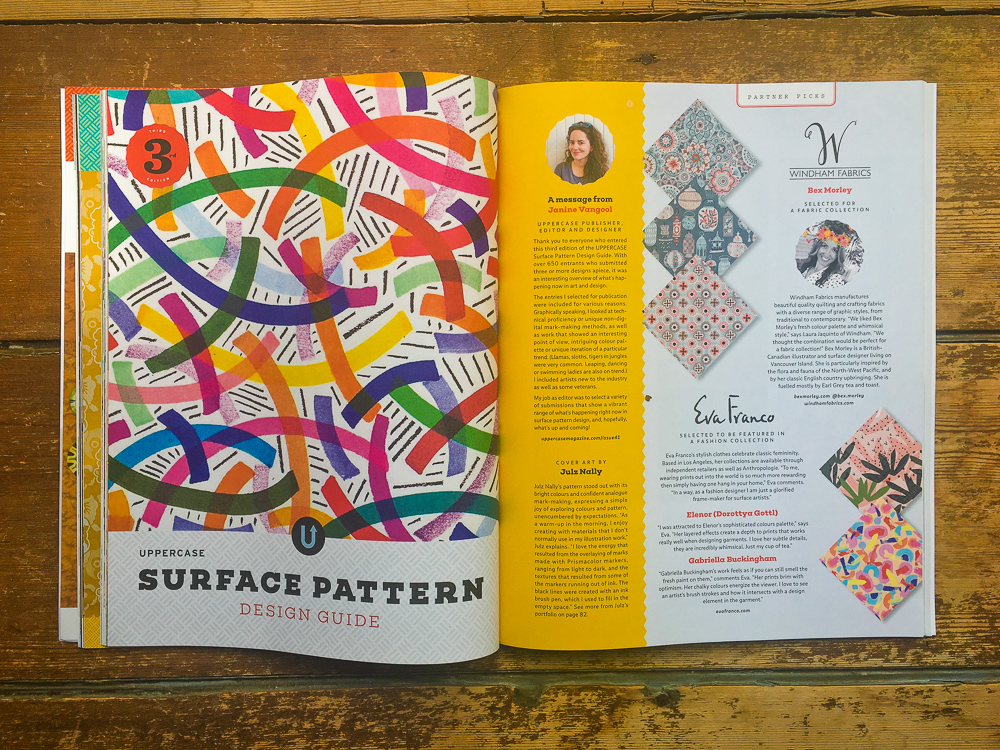 A peek inside the stunning UPPERCASE Surface Pattern Design Guide ...