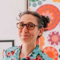 Veronica Galbraith, surface pattern designer and founder of Pitter Pattern and Republic of Happy