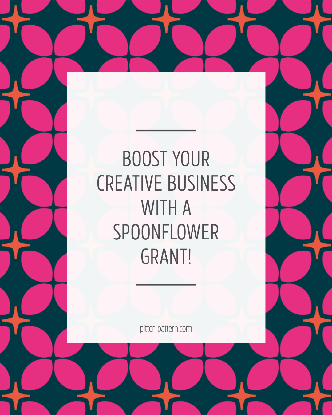 Boost your creative business with a Spoonflower Grant!